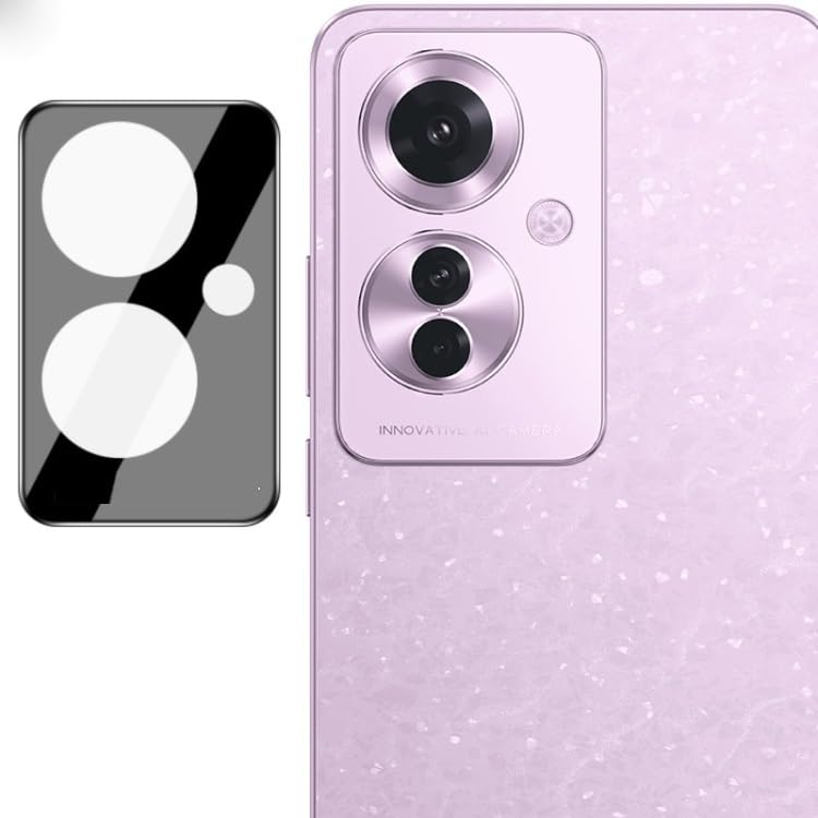 Image of ZARALA Glass Camera Lens Protector For oppo F25 Pro 5G [9H Hardness] [6D Lens Protector ] [Easy Installation] Black (oppo F25 Pro 5G)