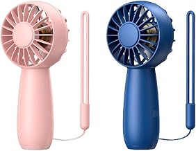2 pçs/conjunto ventilador de mão recarregável refrigerador portátil mini ventiladores portáteis ventilador elétrico de viagem ventilador de mesa poderoso ventilador de mesa mini ventilador de mão pequeno ventilador ao ar livre ventilador silencioso