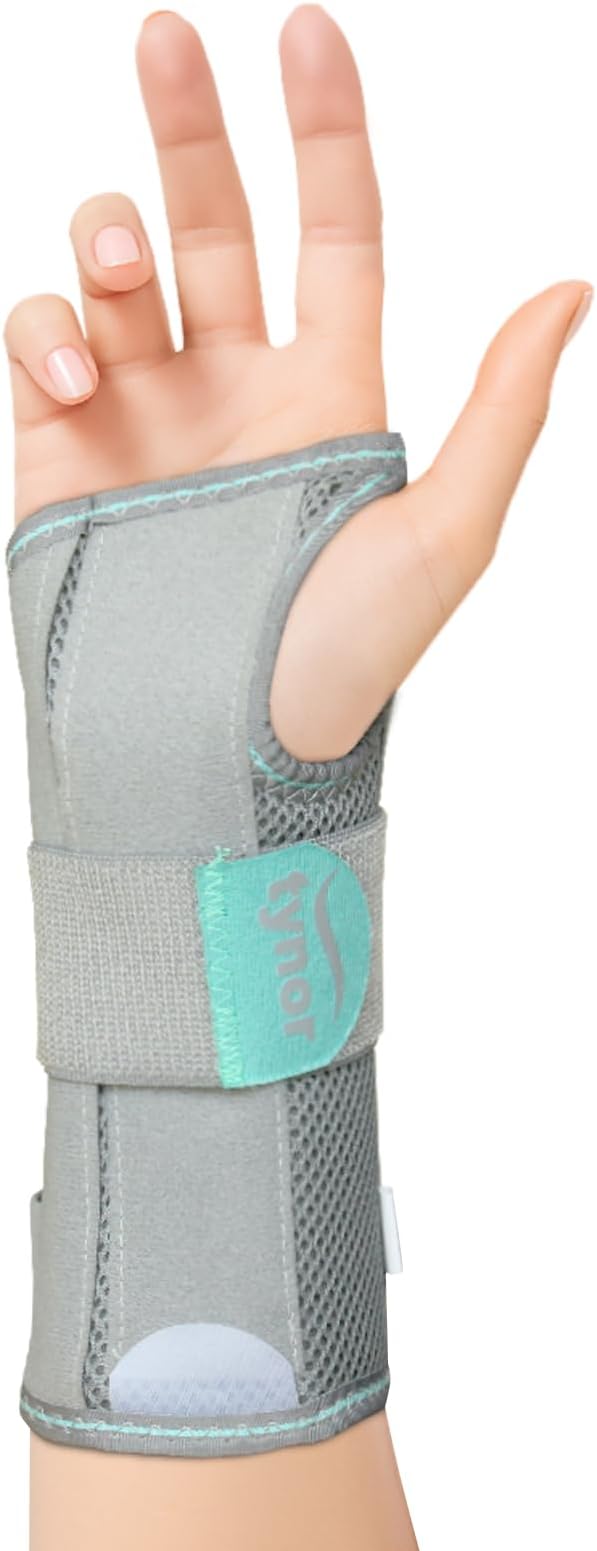 Tynor Wrist & Forearm Splint, Grey, Left, Large, 1 Unit