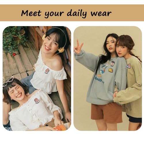 Image of 5Pcs Cartoon Capybara pin, Cute Animal Enamel Pin, Birthday Cake Donut Coffee Corn Roll Lapel Pin Alloy Backpack Pin Enamel Badge Suitable for Daily Decoration Clothes Sweater Hat Bag Collection Party Gift