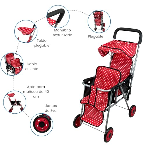 Reviews y listado de Carrito gemelar muñecas - los más vendidos. 14 Imagen adicional