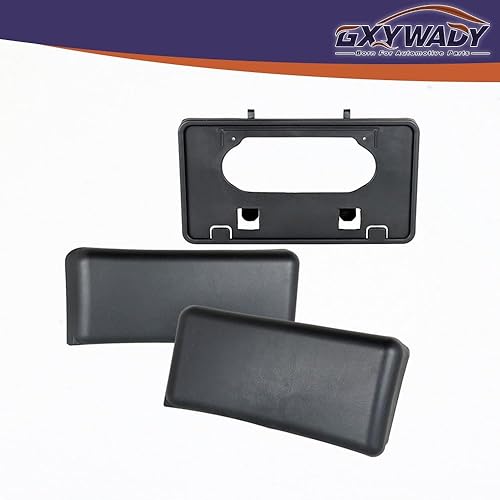 Miniatura 2 de GXYWADY Protectores de parachoques delantero (izquierdo + derecho) y soporte de marco de matrícula de repuesto para F-150 2009-2014 9L3Z17E810B