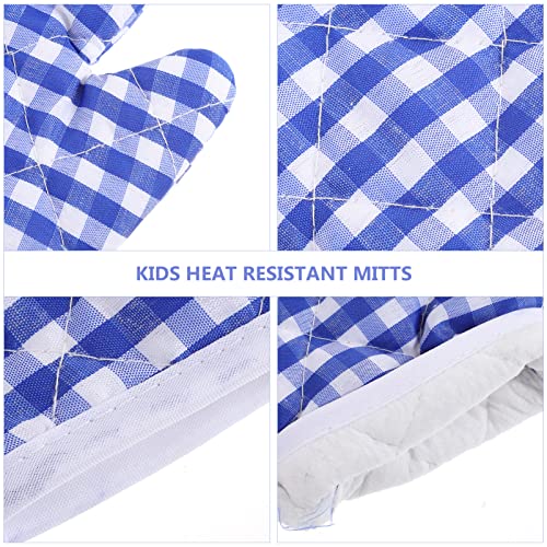 2PCS Ofenhandschuhe Weihnachten Kinder Backhandschuhe Kinder Küchenhandschuhe Topfhandschuhe Küche Kochen Handschuhe Kochen Backen Handschuhe Backofenhandschuhe