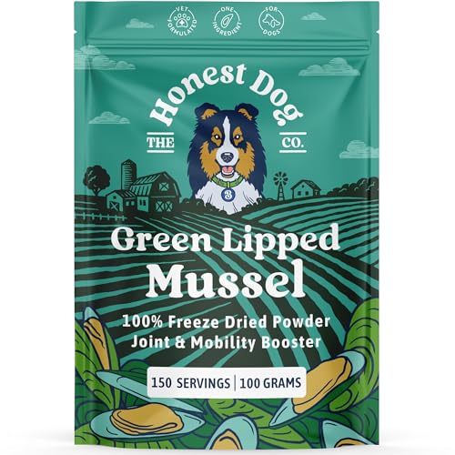 Honest Dog Co. Green Lipped Mussel Powder 100g for Dogs