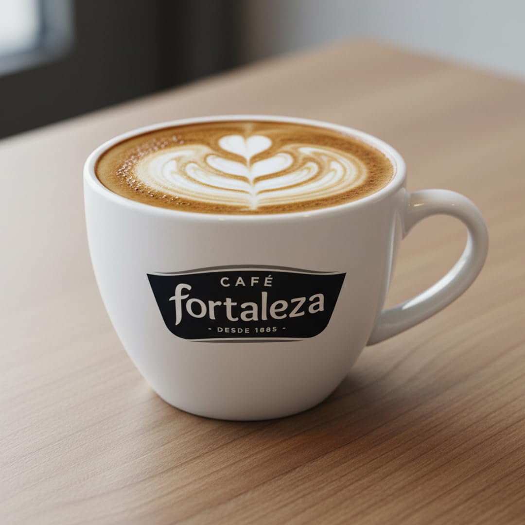 Café Fortaleza - Café Molido, Sabor Intenssisimo, Variedades Arábicas, Compatible con Cafeteras Italianas, de Filtro y de Émbolo, Pack 235g x 12 - Total 2,82kg