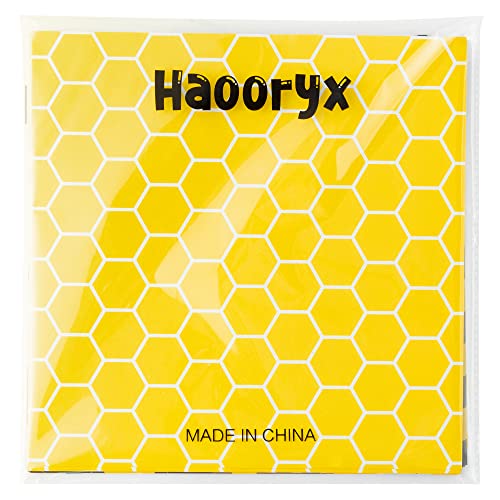 Haooryx 60Pcs Summer Bees Plaid Pattern Paper Yellow Black Honeycomb Scrapbook Specialty Origami Paper Decorative 11’X11’Double Sided Diy Art Craft For Wrapping Gift Card Making Photo Album Decor #TOP6