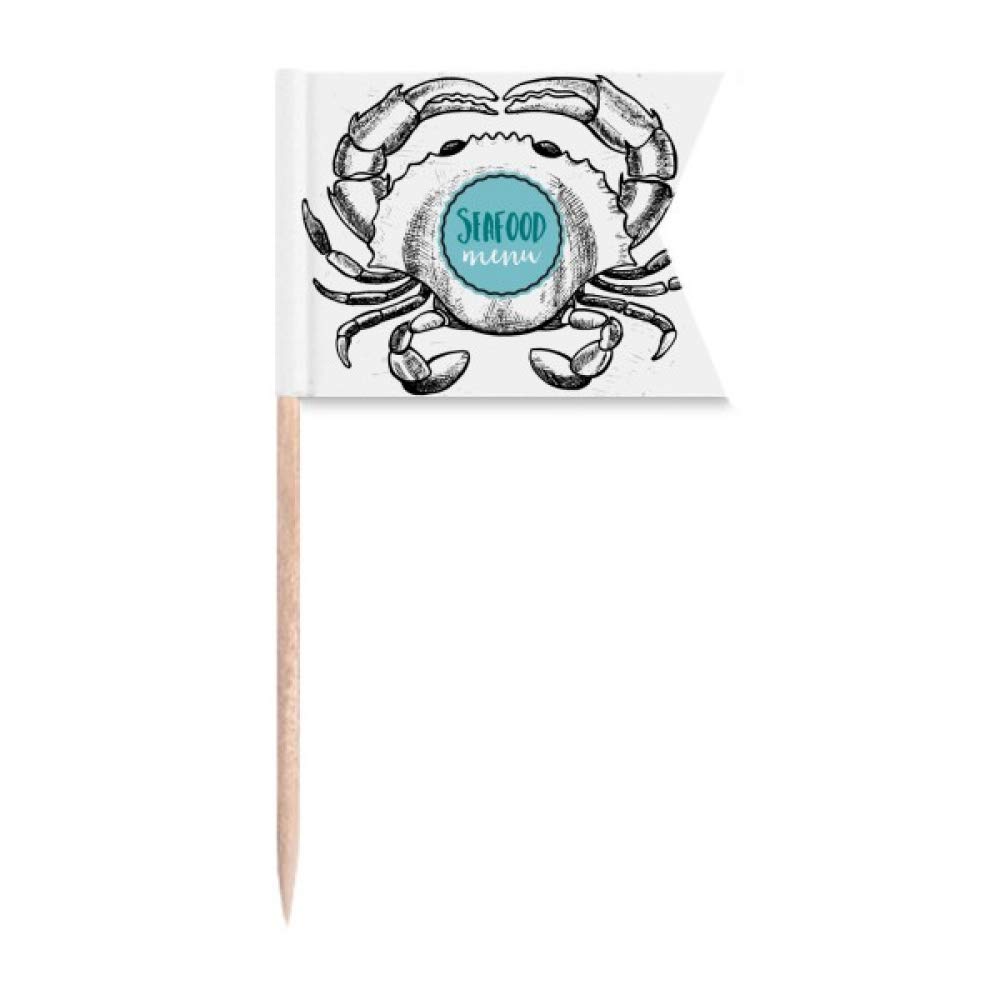 Cure-dent crabe illustration pour gâteau et fromage DIYlab