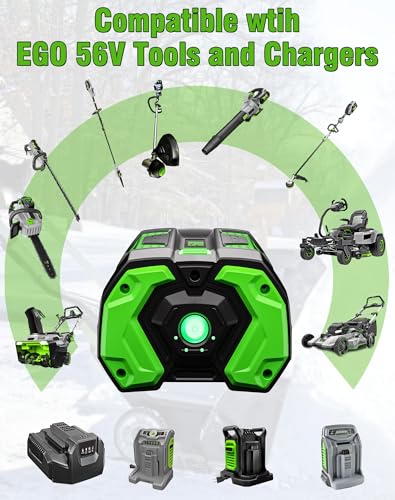 Image of HOCHSTERN 10.0Ah Replacement for EGO 56V Battery Compatible with EGO 56 Volt Lithium-Ion Battery Power Tools (2Pack)
