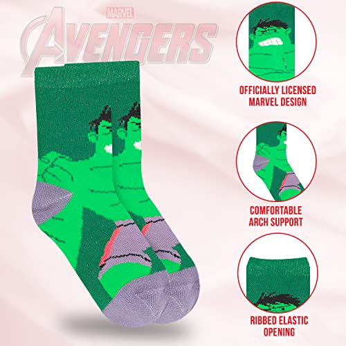 Marvel Legends Superhero Boys Socks, Toddler Socks & Kids Socks, Quality Made Little Boys Socks & Toddler Boys Avenger Socks3