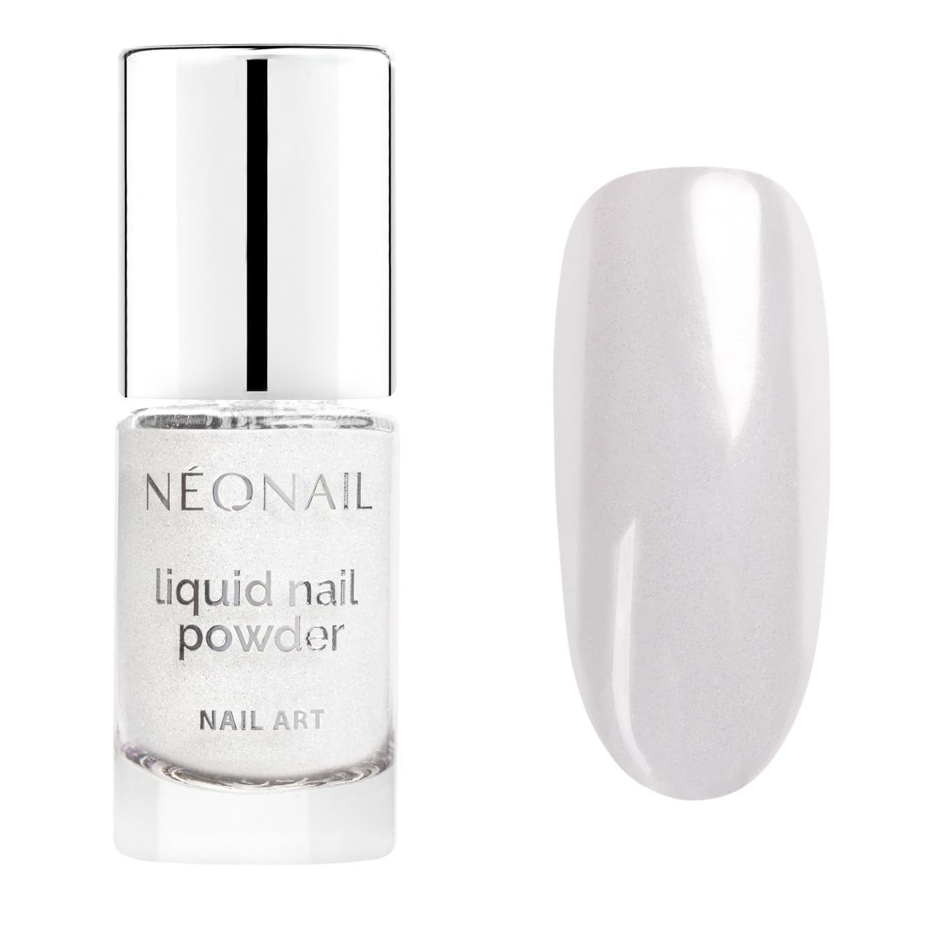 NEONAIL Liquid Nail Powder Chrome 01 - Chrome - Glitter - Nail Art - Design Accessories - Silver - 6,5 ml