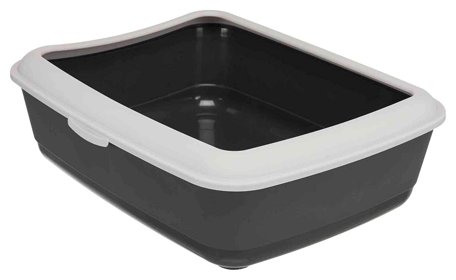 Smarty Pet Cat Litter Tray with Rim Perfect Starter for Toilet Training Your Kitten and Puppies Reduces Odor (Grey) - Small (B08KTMTTPJ) Amazon Price History, Amazon Price Tracker