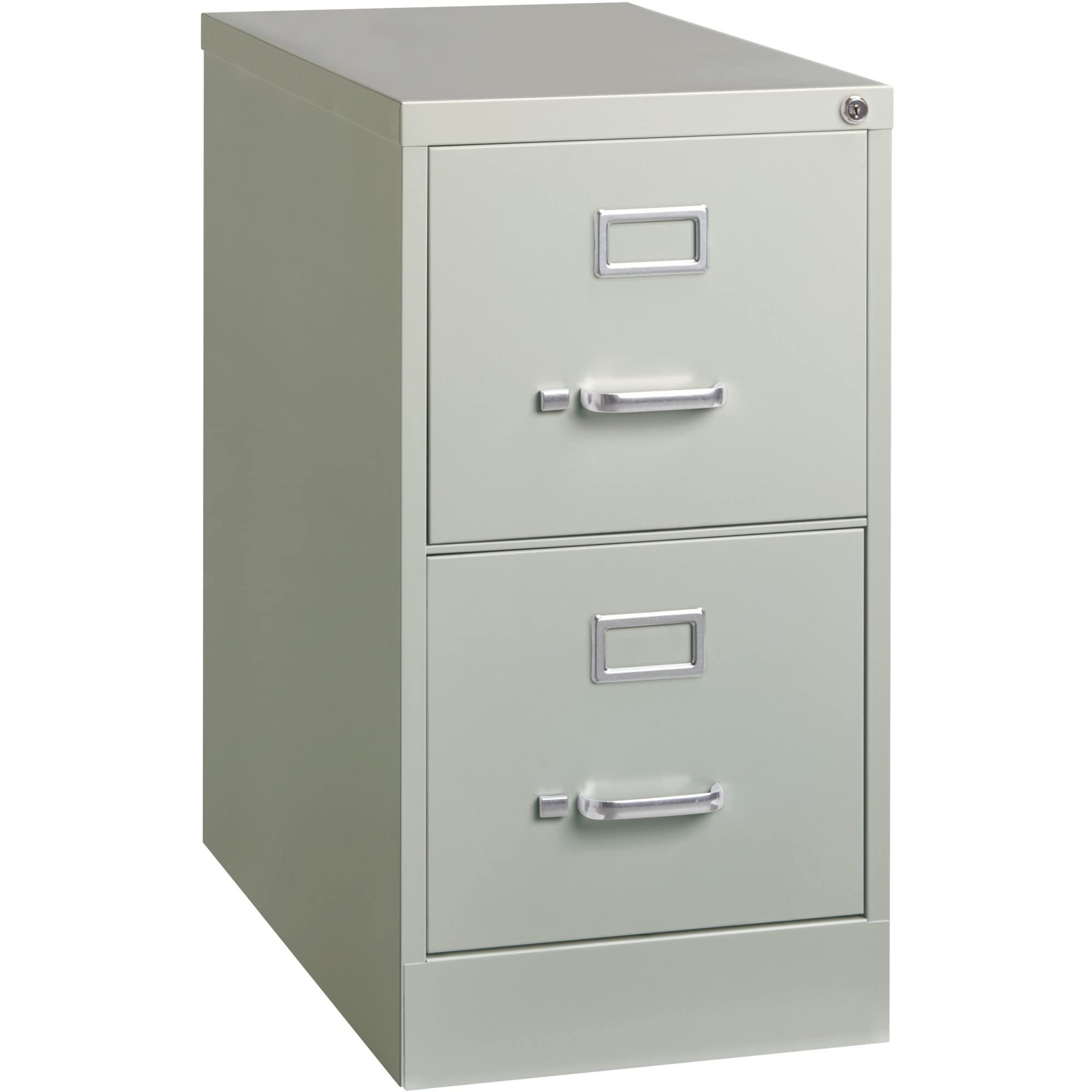 lorell 60195 2-drawer vertical file,w/ lock,15-inch x26-1/2-inch x28-3/8-inch ,lt gray