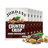Jordans Country Crisp Frühstückszerealien aus dunkler Schokolade – Haferbüschel mit dunkler Schokolade – ohne künstliche Aromen oder Konservierungsstoffe – britisches gebackenes Müsli – 450 g (6 x 450