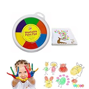 Vingerverf voor kinderen, Vingerverfset Vingertekening, Wasbaar Vingertekenen Speelgoed Educatief gereedschapsset Modder…