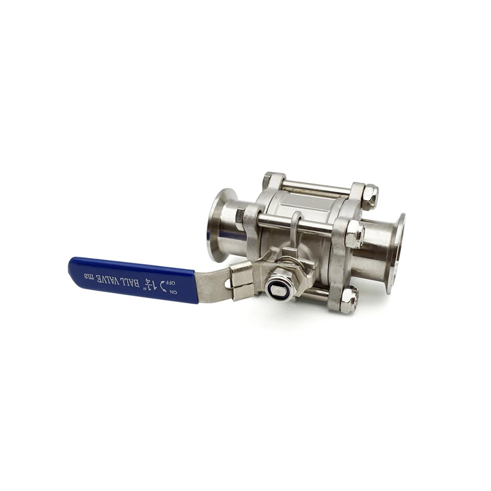 MIUYTRN Brida de instalación rápida de válvula de bola de alto vacío Manual de tres piezas de acero inoxidable KF16 KF25 KF40 KF50 SUS304 cuicui(KF40)
