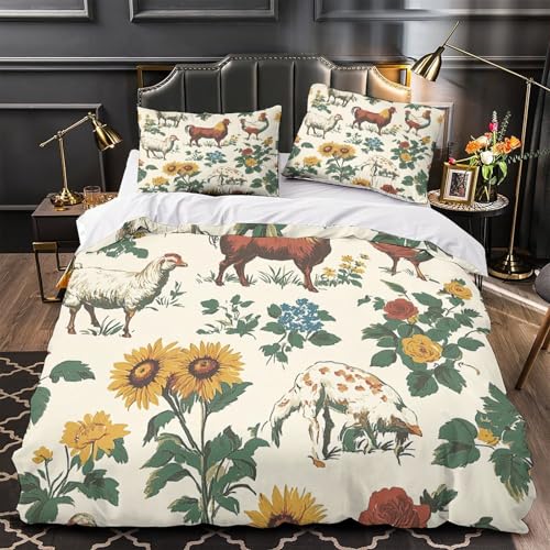 Housse de couette résistante enfants avec fermeture éclair pour lit double 200x200 - 2