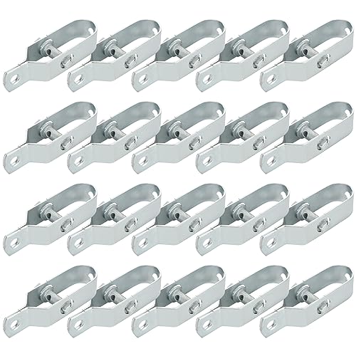 GOYADA 20 Stück Drahtspanner Verzinkt, Zaundrahtspanner 100 mm, Spanndraht Maschendrahtzaun für Zaun, Garten, Stahldraht, Antenne, Wäscheleine