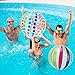 Quuylin Wasserball Aufblasbar, 2 Stück Bunt Gestreifter WasserbäLle, 40cm Strandball, Sommer Schwimmball Wasserspielzeug für Kinder Erwachsene Strand, Pool Party, Outdoor-Aktivitäten (A)