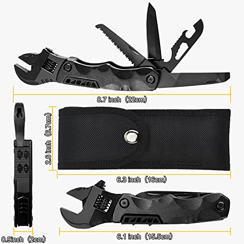 Youmi WRENCH Adjustable Wrench With Flathead Phillips Screwdriver, Nail File thumb #1