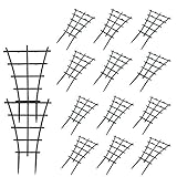 JNDJNFV 12 Pack Garden Trellis for Mini Climbing Plants,Extensible Potted Plant Support for Vines Vegetables Vining Flowers Patio Climbing Trellises Climbing Plants Flowers