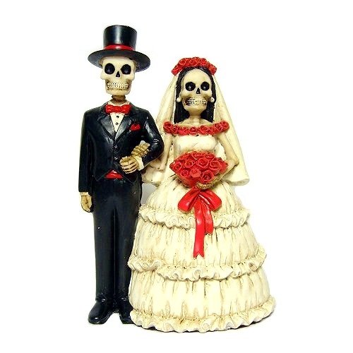 StealStreet DOD Hochzeitspaar Skelett Sammlerstück Skulptur Kunst Cover