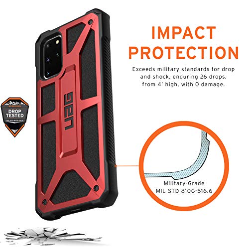 Urban Armor Gear Monarch Hülle Samsung Galaxy S20 Plus (6,7") Schutzhülle (Wireless Charging kompatibles Cover, Sturzfeste Handyhülle… – Ansicht 4