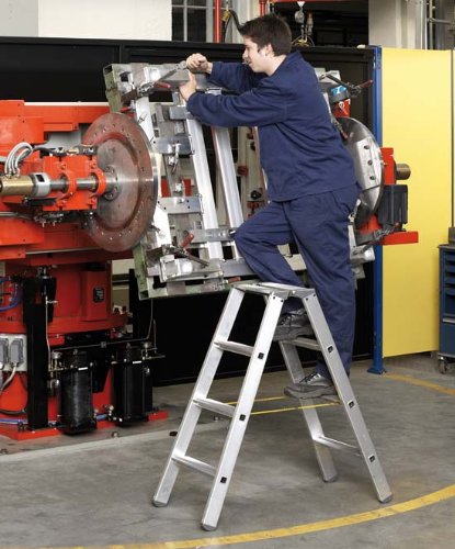 Preisvergleich Produktbild ZARGES LM-Stufen-Stehleiter 2 x 4 Stufen Z500