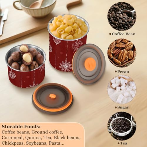 Contenedor para café acero inoxidable 500ml hermético miniatura 6