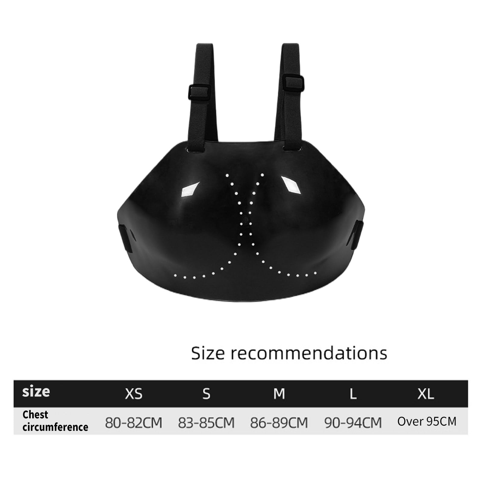 Protector de pecho ajustable para mujer, protector de pecho para esgrima
