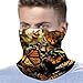 ZGHQHCDRH Heaps of Orange Monarch Butterflies Neck Gaiter Personalized Soft Windproof Face Cover Cozy Winter Neck Warmer Gator Scarf Multipurpose Fashion Breathable Bandana Face Mask Scarf for Adult