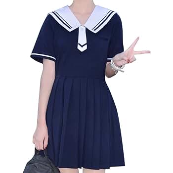 Amazon.co.jp: [RUAJNOSA] ワンピース セーラー服 レディース