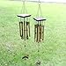 Wind Chimes for Outside, Garden Wind Chimes with 6 Aluminum Alloy Tubes and Hook, Perfect for Patio, Backyard, Garden, and Outdoor Decor
