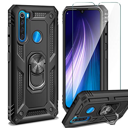 AROYI Cover Xiaomi Redmi Note 8 + Vetro Temperato