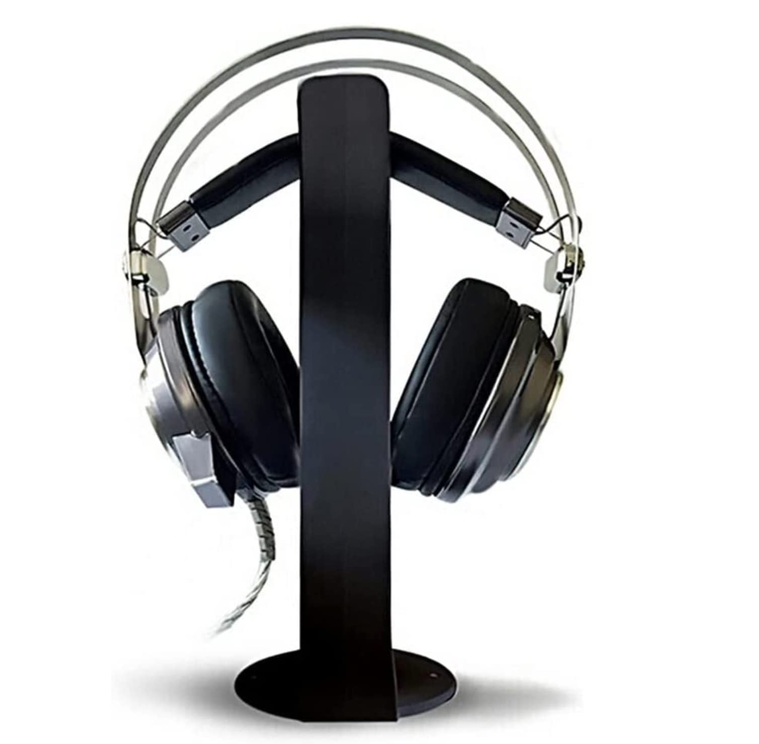 Supporto per Cuffie Pratica Staffa da Scrivania per Cuffie Over-Ear Espositore per Cuffie Posizionamento Solido Verticale Headphone Stand(White)