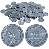 Learning Advantage, Play Nickel Plastic Coins - Set of 100