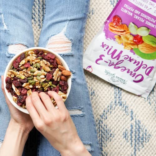 Nature's Garden Omega-3 Deluxe Mix – Power Up Omega Deluxe Trail Mix, Heart Healthy, Gluten Free, Antioxidant Rich, Cholesterol Free, Sodium Free, No Artificial Ingredients – 26 Oz Bag (Pack Of 1) #TOP4