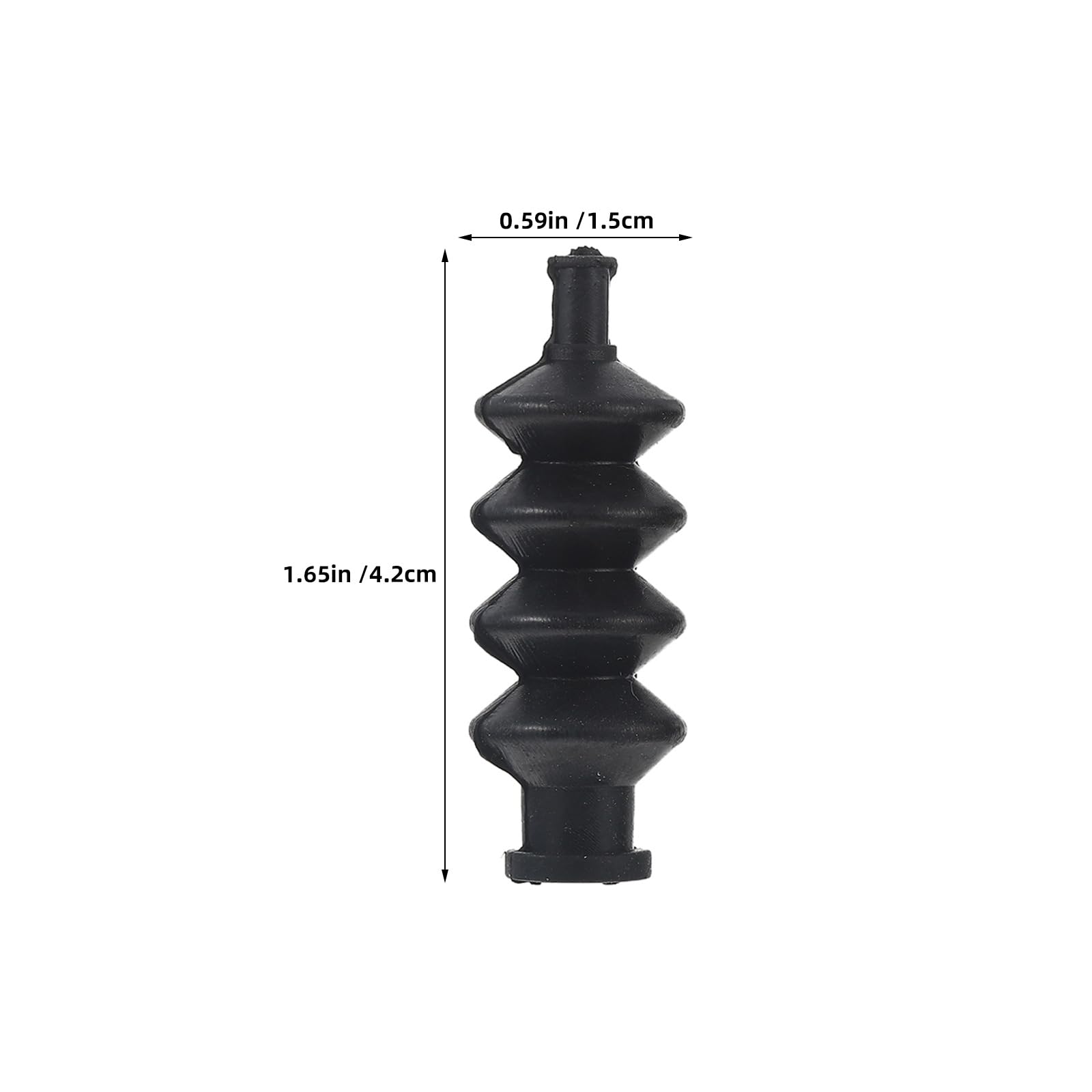 HEMOTON Kit 3 Sellos de Goma Impermeables para Barco RC con Fuelle de 42 Mm y Soporte de Aluminio, Accesorio para Modelos de Lancha Rápida y Yate, Repuestos para Barcos RC de