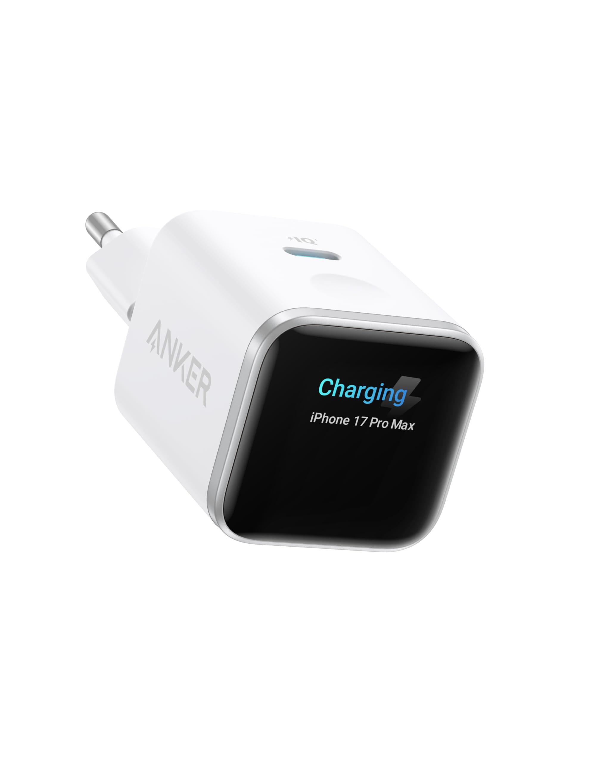 Anker Nano Cargador USB C 45W Inteligente, Cargador iPhone Carga rápida con reconocimiento Inteligente, Compatible con iPhone 17/16/15, iPad Pro, iPad Air (sin Cable, 1 Puerto USB-C, No Plegable) — view 7