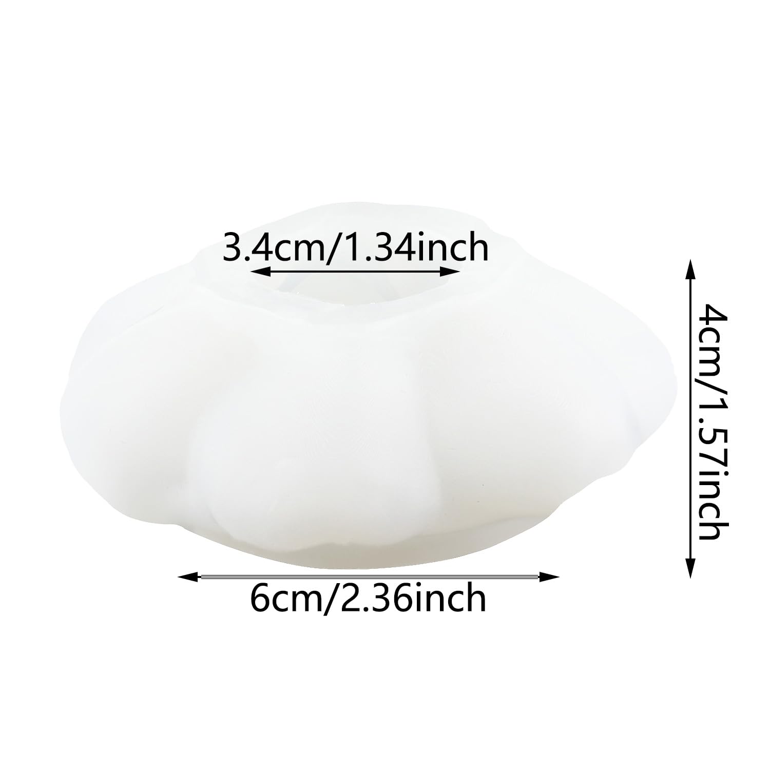 XIAOSHUI Hibiscus Flower Candle Mold Hibiscus Flower Molds Hibiscus Silicone Mold Flower Candle Molds for Candle Home Decorate Candle Making Mold Aromatherapy Gypsum Candles Clay Craft