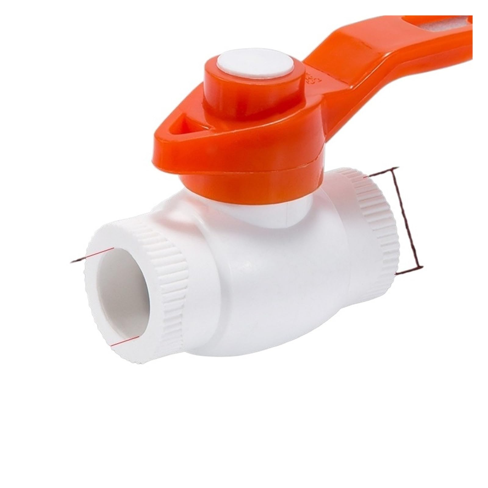 Ozxjw B 20/25/32Mm Thread And Socket Type Pipe Ppr Valve Agriculture Garden Irrigation Fittings 1Pc(,25Mm)