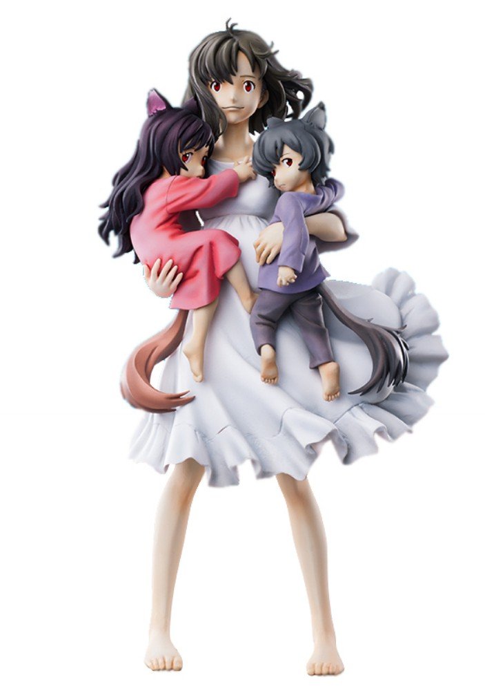 (Medicos Entertainment) Chozo Art Collection Wolf Children Ame and Yuki Hana (Figure) by Animewild