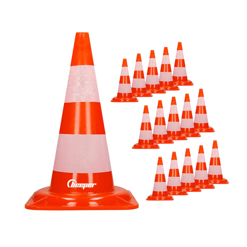 BEEPER - Verkehrskegel (Höhe 47 cm) Menge - 30 Stück