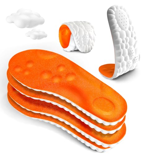 Image of Cloud-like Insole for Men and Women, 4D Soft Memory Foam Cushioning Insoles, Ultra Comfort with Arch Support for Foot Pain Relief, Orthopedic Insole for Walking and Standing All Day