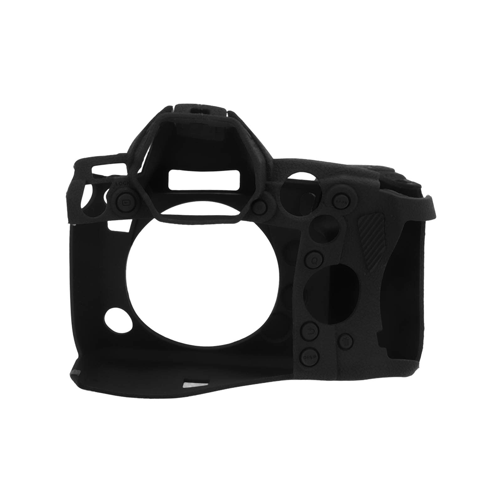 Funda Protectora para cámara Funda de Silicona Textura Litchi Negro Ligero Flexible A Prueba de arañazos Protector de la Piel del Cuerpo Accesorio para Equipo de fotografía para