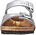 Birkenstock Rio Sandal (Toddler/Little Kid/Big Kid),Silver,34 EU (3-3.5 N US Big Kid)