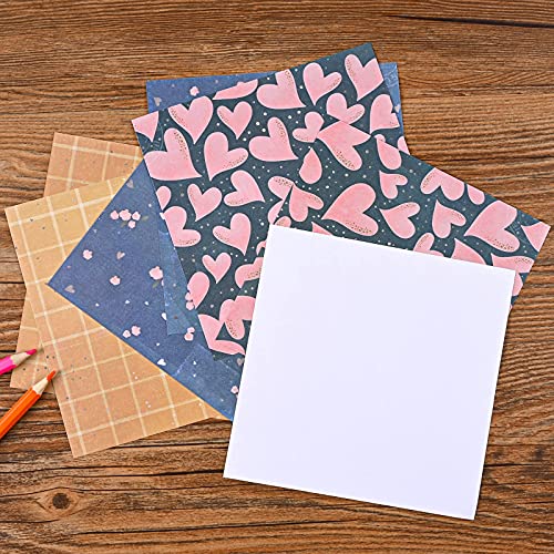 Yarumi Single-Sided Scrapbook Paper, 6"×6" Scrapbooking Papers Cardstock Patterned Paper Pack, 160Gsm Multi-Colored Scrapbook Arts Crafts Project Paper Pad, Lignin-Free & Acid-Free - 24 Sheets #TOP4