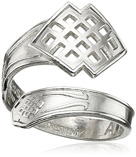 Alex and Ani Spoon Endless Knot Stackable Ring, Size 7-9