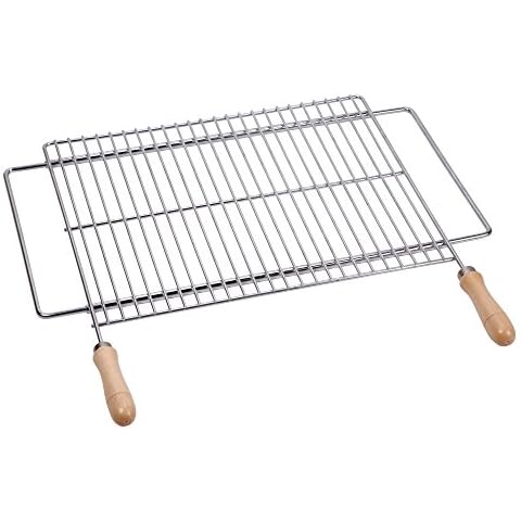 Sauvic 02722 50 x 40 cm Universal Extendable Grill Rack for Barbecue - Silver Cover