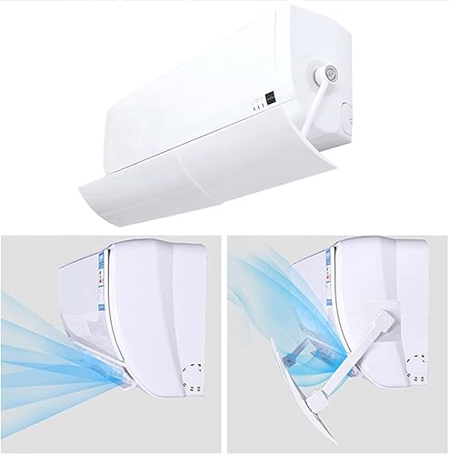 Miniatura 8 de Deflector de aire acondicionado retráctil, deflector de aire acondicionado ajustable universal, cubierta de desviador de aire, deflectores