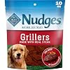 Blue Buffalo Nudges Steak Grillers Natural Dog Treats, Meaty Dog Snacks, Healthy Reward or Training Treat, Made in the USA with Real Beef, No Artificial Preservatives, 10 oz.